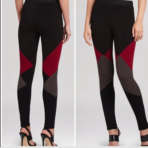 BCBG MAXAZRIA Jude colorblock leggings S - Picture 1 of 8